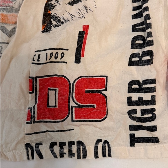 Tiger Print Linen Rice Sack Jacket - Picture 3 of 4